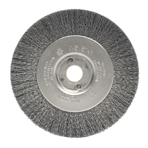 Made in the USA .014 Steel Fill 5/8-11 Unc Nut Weiler 13081 4 Narrow Face Crimped Wire Wheel 