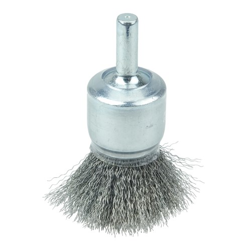 Coated Steel Crimped Wire End Wire Brush 