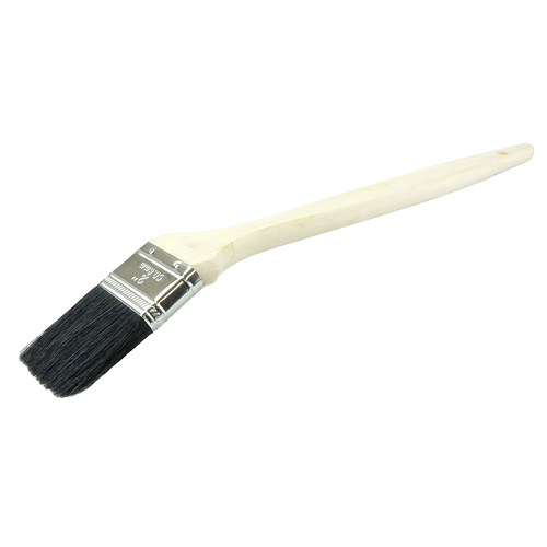 Radiator Brush Curved Brush Bristle Blonde with Wooden Handle 