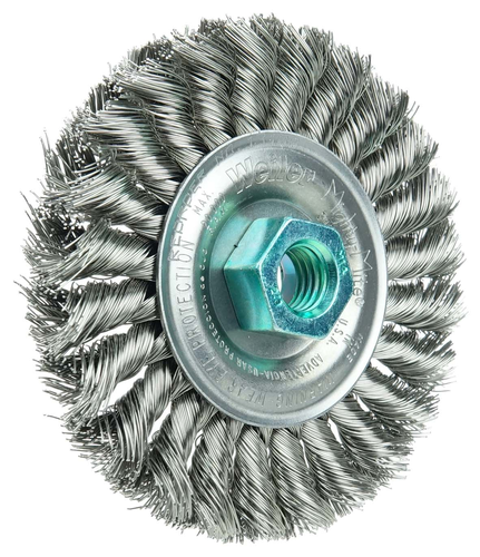Part NO. WLC08085 Weiler 08085 6" Standard Twist Knot Wheel, 0.014