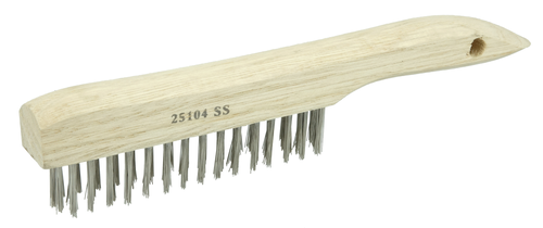 Vortec Pro Scratch Brush, .012 Stainless Steel Fill, Shoe Handle