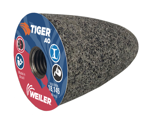 TIGER AO TYPE 16 Round Tip Portable Grinding Cone, A24-R, 2