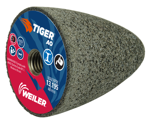 TIGER AO TYPE 16 Round Tip Portable Grinding Cone, A24-R, 2
