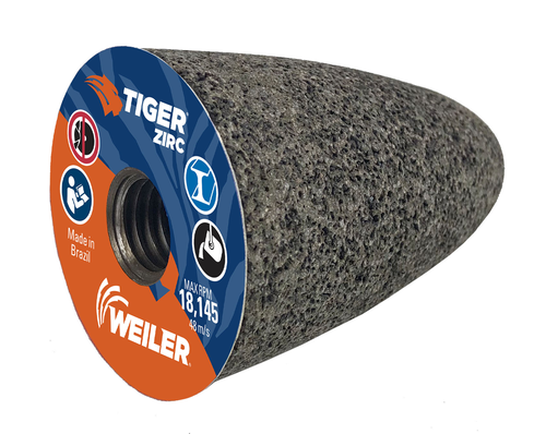 TIGER ZIRC TYPE 16 Round Tip Portable Grinding Cone, Z20-S, 2