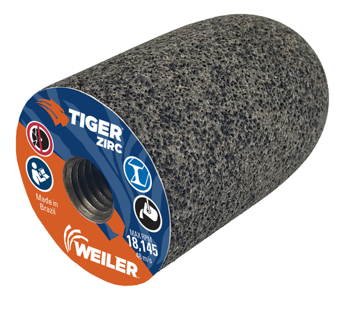 TIGER ZIRC TYPE 18R Round Tip Portable Grinding Cone, ZA20-S, 2