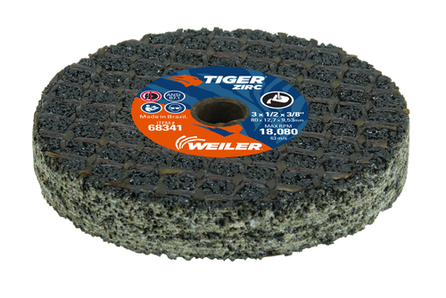 TIGER ZIRC Type 1 Portable Snagging Wheel, ZA14-S, 3
