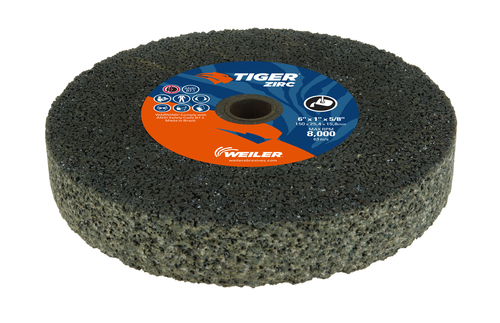 TIGER ZIRC Type 1 Portable Snagging Wheel, ZA16-Q, 6
