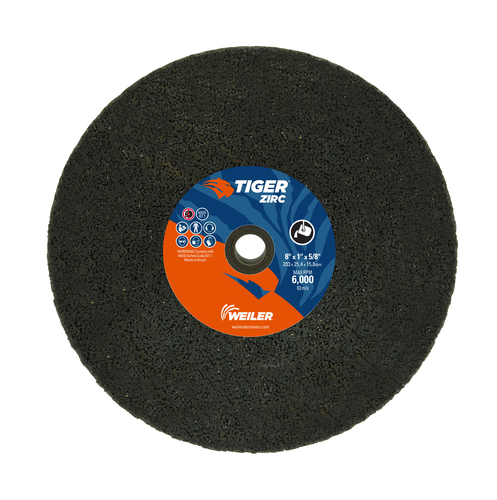 TIGER ZIRC Type 1 Portable Snagging Wheel, ZAC16-Q , 8