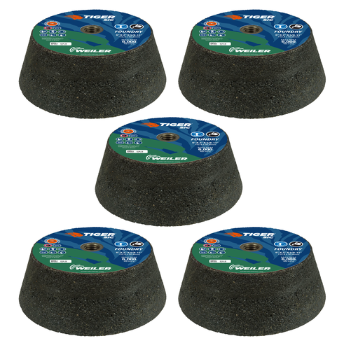 TIGER SiC Type 11 Flaring Cup Wheel, C16-Q, 6/4-3/4 x 2 x 5/8-11