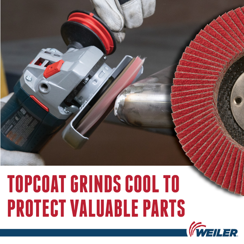 4-1/2 Tiger Ceramic High Density (TY27) Abrasive Flap Disc, 40C, 5