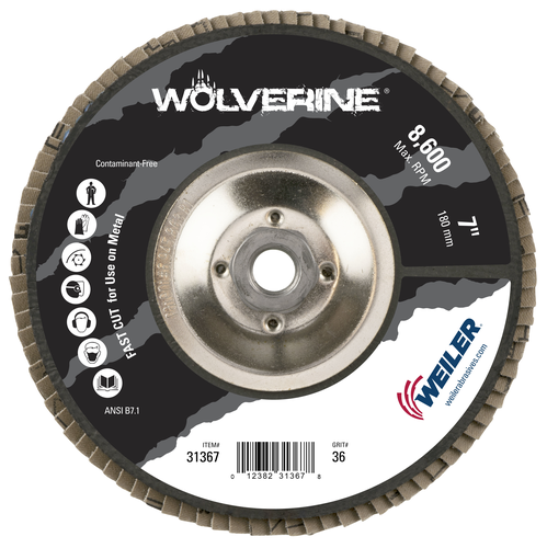 7 Inch Grinding Wheel Weiler 58074 7