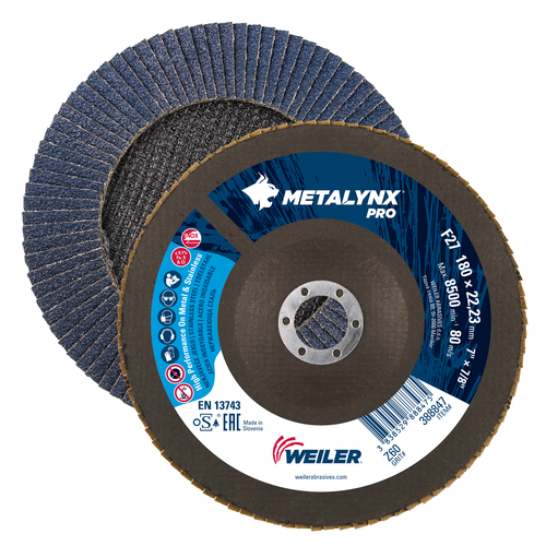ビヨン　ボルグ METALYNX PRO ABRASIVE FLAP DISC, FLAT (TY27) PHENOLIC BACKING, 60Z
