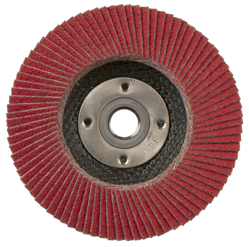 4-1/2 Tiger Ceramic High Density (TY27) Abrasive Flap Disc, 60C, 5